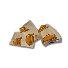 BOLSAS PAPEL HAMBURGUESA ANTIGRAS 14+5X22 1000 UNI